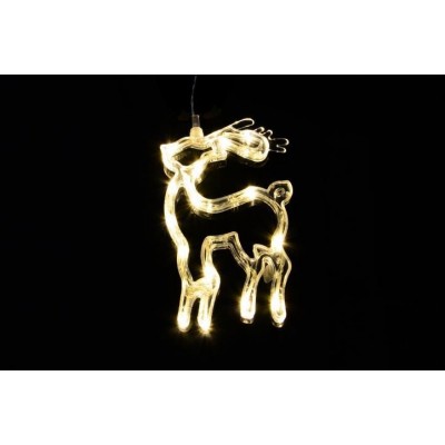 Vianočná LED dekorácia hviezda, snehuliak, sob, teple biela