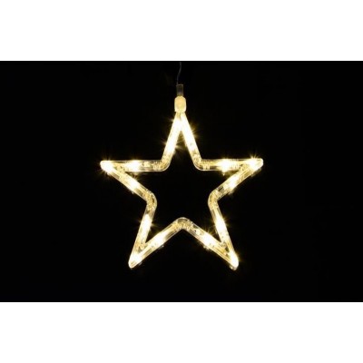 Vianočná LED dekorácia hviezda, snehuliak, sob, teple biela