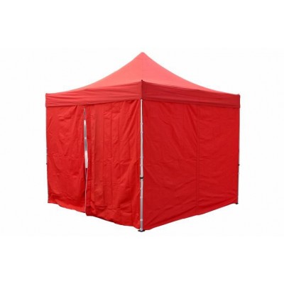 Sada 2 bočných stien pre PROFI záhradný stan 3 x 3 m červená