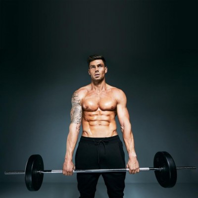 Gorilla Sports Činkový kotúč z plastu, výplň cement 1,25 kg