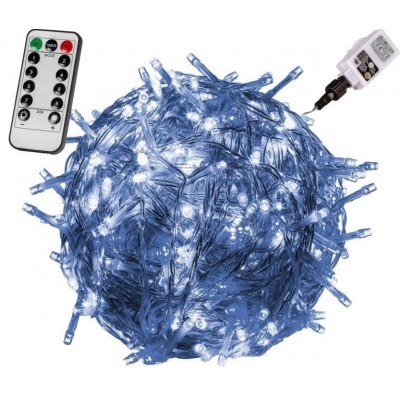 VOLTRONIC Svetielka 60 m, 600 LED, studená biela, ovládač VOLTRONIC Svetielka 60 m, 600 LED, studená biela, ovládač