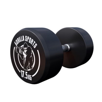 Gorilla Sports Jednoručné činky červeno/biele, 2 x 17,5 kg Gorilla Sports Jednoručné činky červeno/biele, 2 x 17,5 kg