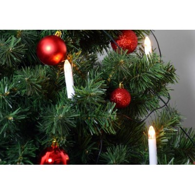Vianočné sviečky s 30 LED diódami