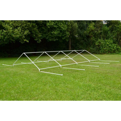 Záhradný párty stan - biely, 4 x 8 m