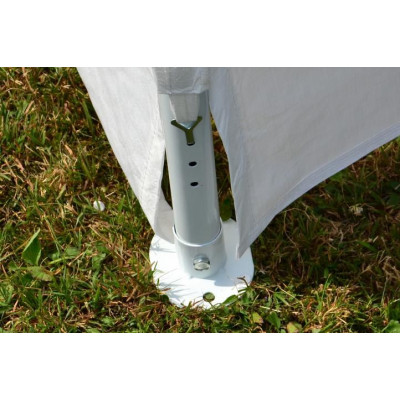 Záhradný párty stan - biely, 4 x 8 m