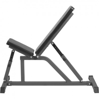 Gyronetics Polohovateľná posilňovacia lavica, čierna, 120 cm