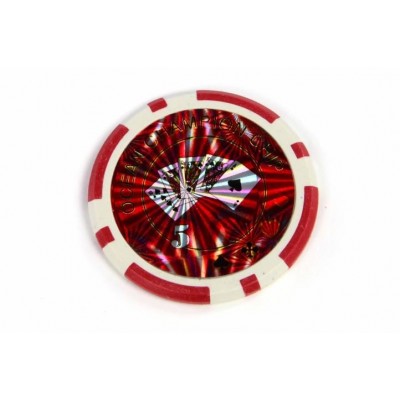 Kusový žetón design Ocean Hodnota 5 - 50 ks