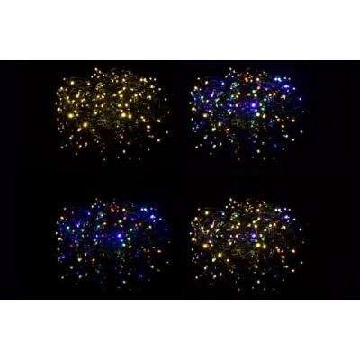 Vianočná reťaz - 29,9 m, 300 LED, 9 blikajúcich funkcií