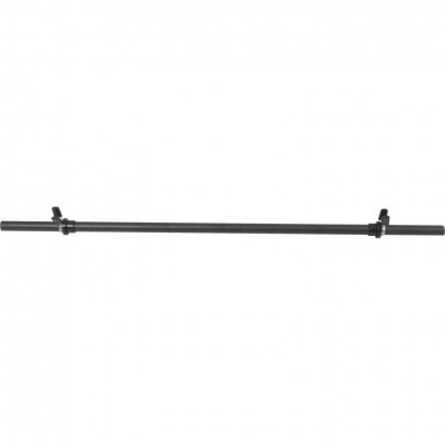 Gorilla Sports Plastová činková tyč, čierna, 130 cm