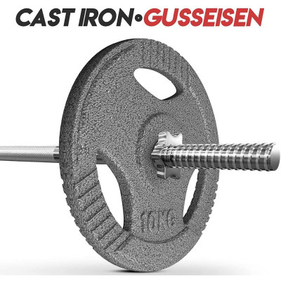 Physionics liatinový kotúč, 10 kg, 31 mm