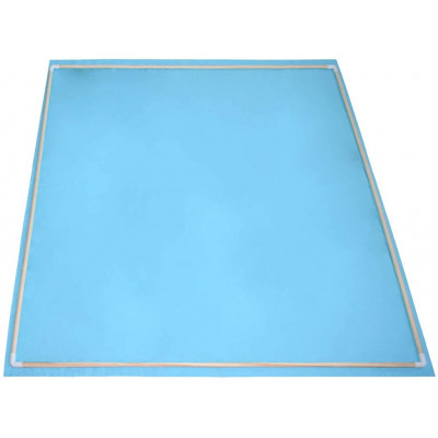 Detský stan teepee, sivo/modrý, bez príslušenstva