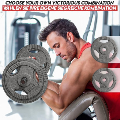 Physionics liatinový kotúč, 5 kg, 31 mm