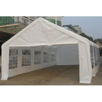 Záhradný stan - biely, 5 x 10 m