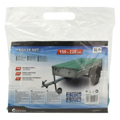 Sieť na prívesný vozík, 1,5 x 2,2 m