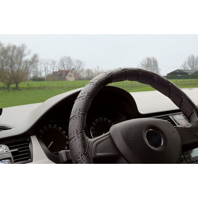 Poťah na volant omotávací - čierný