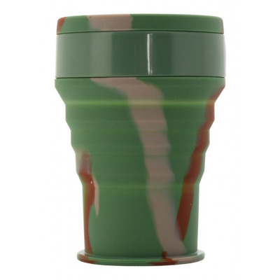Cattara silikónová skladací kelímok ARMY, 350 ml Cattara silikónová skladací kelímok ARMY, 350 ml