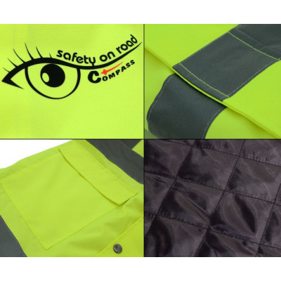 Reflexná bunda s kapucňou - XL Reflexná bunda s kapucňou - XL