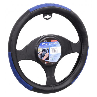 Poťah na volant BLIND - modro / čierný Poťah na volant BLIND - modro / čierný