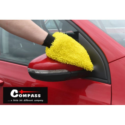 COMPASS Umývacie rukavice YELLOW 23 x 17 cm COMPASS Umývacie rukavice YELLOW 23 x 17 cm