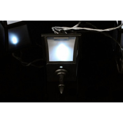 Vonkajšie solárne záhradné LED osvetlenie Garth - lucerničky 24 LED diód