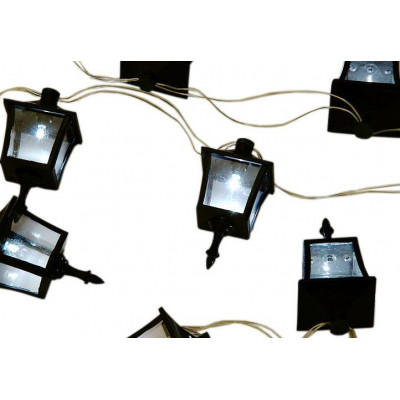 Vonkajšie solárne záhradné LED osvetlenie Garth - lucerničky 24 LED diód