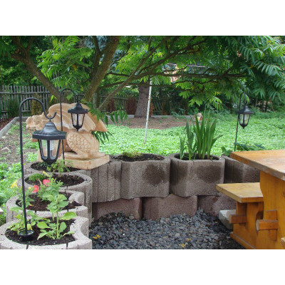 Záhradná sada solárnych LED lucerien, 3 ks