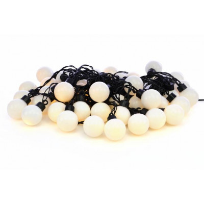 Záhradné párty osvetlenie – vonkajšie, 40 LED, teplá biela