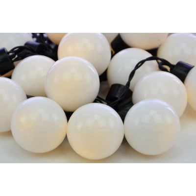 Záhradné párty osvetlenie – vonkajšie, 40 LED, teplá biela