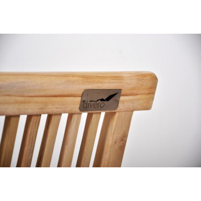 DIVERO záhradný nábytok z teakového dreva