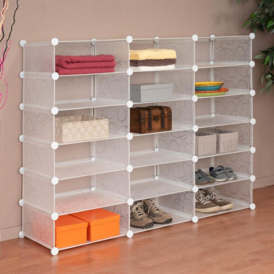 Transparentný botník - zásuvný systém