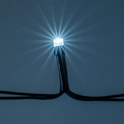 Solárna blikajúca reťaz pre osvetlenie slnečníka - 72 LED