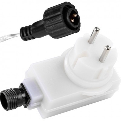 VOLTRONIC Párty osvetlenie 10m,100 LED,studená biela+ovládač