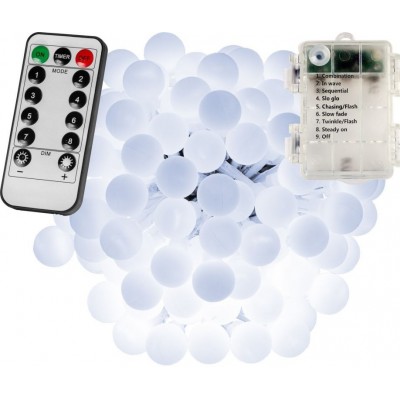 VOLTRONIC Svetielka 5 m, 50 LED, studená biela, na batérie VOLTRONIC Svetielka 5 m, 50 LED, studená biela, na batérie