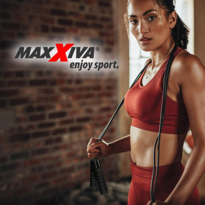 MAXXIVA rýchlostné švihadlo, 280 cm, čierne