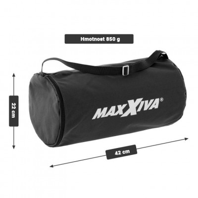 MAXXIVA Akupresúrna podložka s vankúšom, 75x42 cm, čierna