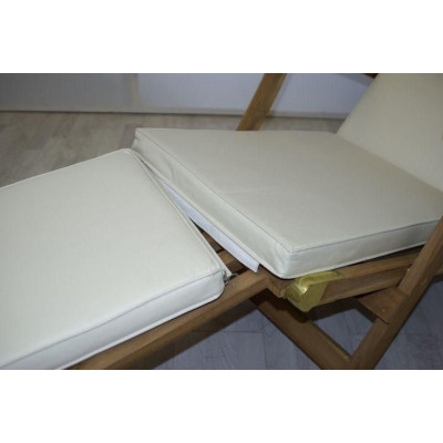 Sada 2ks polstrovania Garth na lehátko, béžové