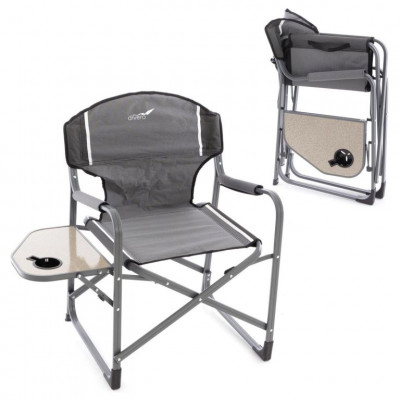 Kempingová stolička so stolíkom a držiakom - 2 kusy