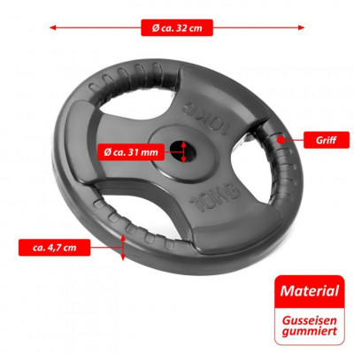 MAXXIVA set závažia, 10 kg, 2 ks