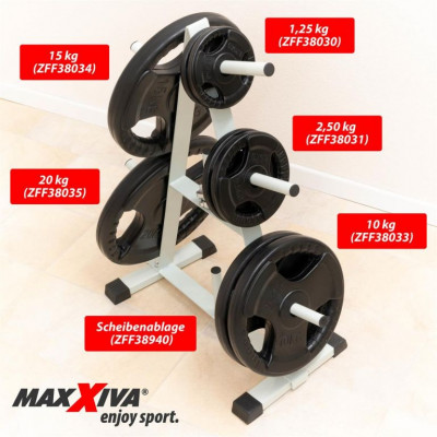 MAXXIVA set závažia, 15 kg, 2 ks
