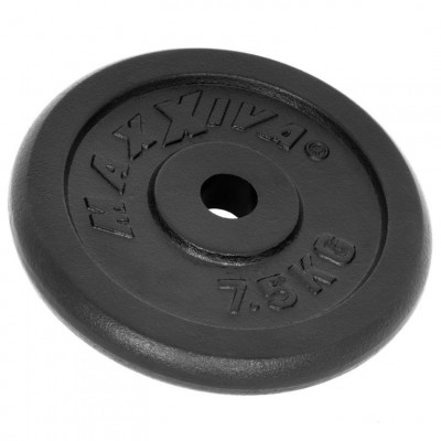 MAXXIVA Sada 4 závaží na činky celkom 30 kg, liatina, čiern