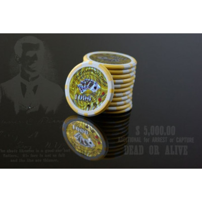 Poker set 500 ks  v hodnote 5 – 1000 OCEAN BLACK EDITION