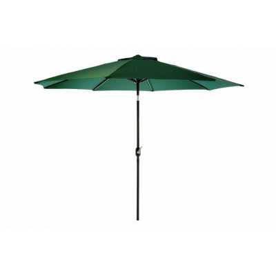 Slnečník ø 290 cm - zelený s kľučkou