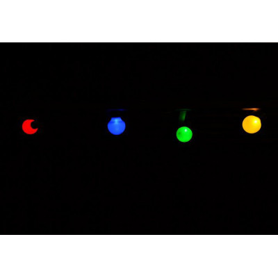 LED osvetlenie Garth s 20-timi žiarovkami – farebné