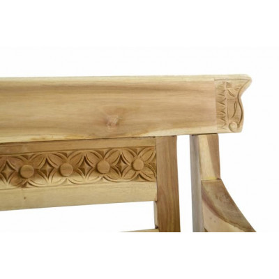 DIVERO drevená 2-miestna lavica pre deti z teakového dreva