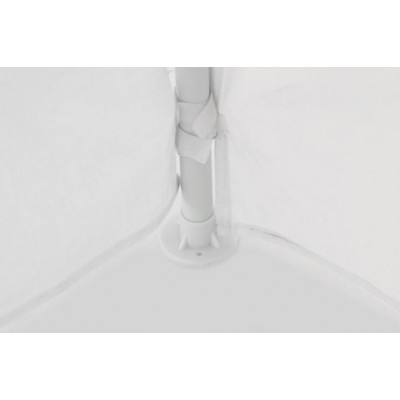 Záhradný párty stan klasický 3 x 3 + bočné steny - biela