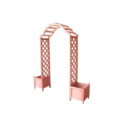 Drevená vchodová pergola Garth