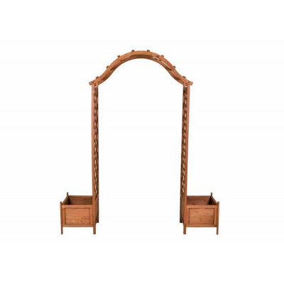 Drevená vchodová pergola Garth