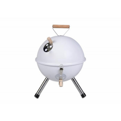 Záhradný vonkajší Mini - BBQ gril - biela
