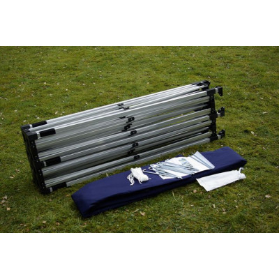 Záhradný párty stan 3 x 6 PROFI - nožnicový - biely