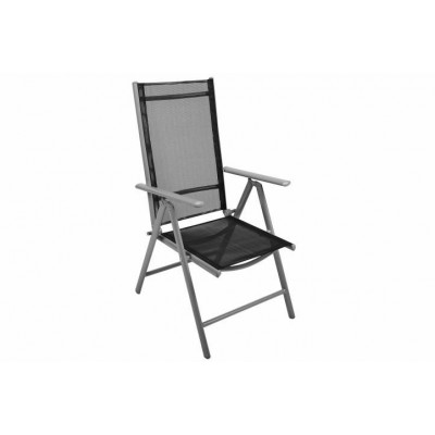 Záhradný balkónový set stoličky a stôl - čierne